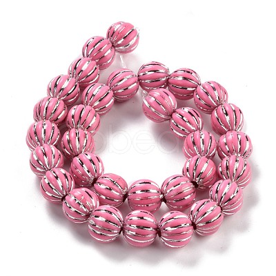 Grooved Resin Beads Strands RESI-M023-01B-1