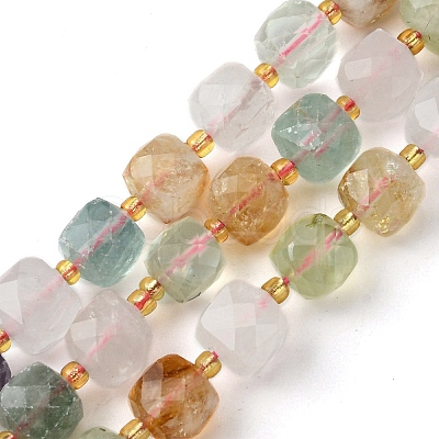 Natural Colorful Quartz Beads Strands G-Q010-A26-01-1