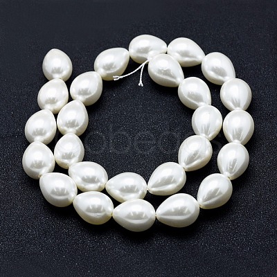 Electroplate Shell Pearl Beads Strands BSHE-G006-07D-1