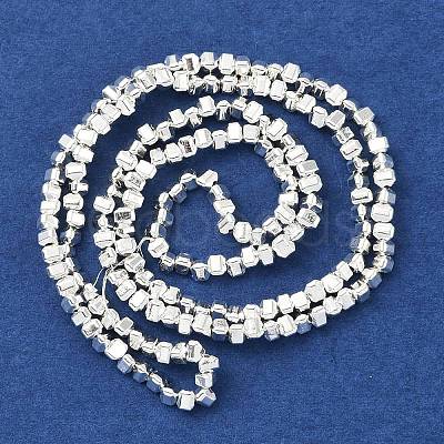 Electroplated Synthetic Non-Magnetic Hematite Beads Strands G-U003-14B-1