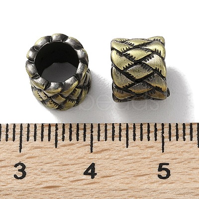 Tibetan Style Brass Beads KK-M284-64AB-1