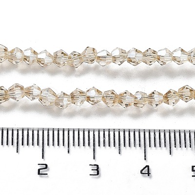 Electroplate Glass Bead Strands EGLA-R094-3mm-14-1