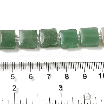 Natural Green Aventurine Beads Strands G-L596-A08-A01-1