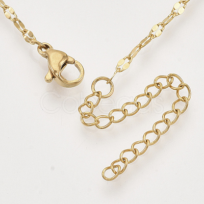 Brass Cable Chains Necklaces X-KK-T048-037G-NF-1