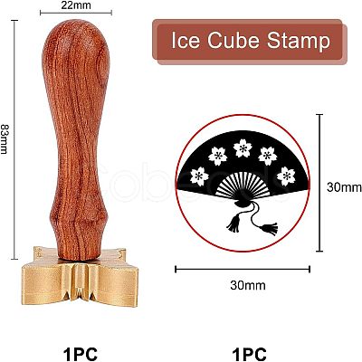 Olycraft 1Pc Brass Stamp Head DIY-OC0008-39C-1