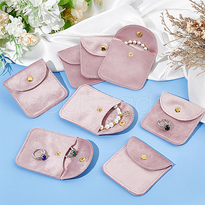 Nbeads 12Pcs Velvet Jewelry Storage Pouches ABAG-NB0001-92A-1