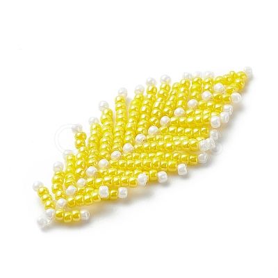 Braided TOHO Japanese Seed Bead Big Pendants PALLOY-MZ00001-1