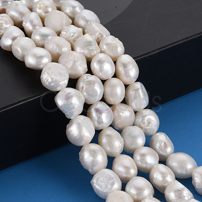 Natural Keshi Pearl Beads Strands PEAR-S020-C02-1