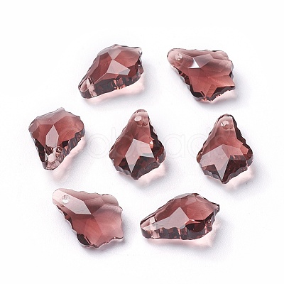 Faceted Glass Pendants GLAA-F068-C19-01-1