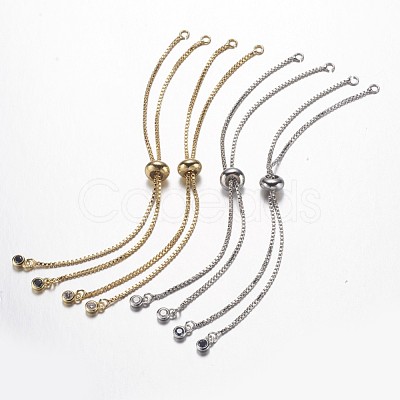 Brass Chain Bracelet Making KK-G290-09-1