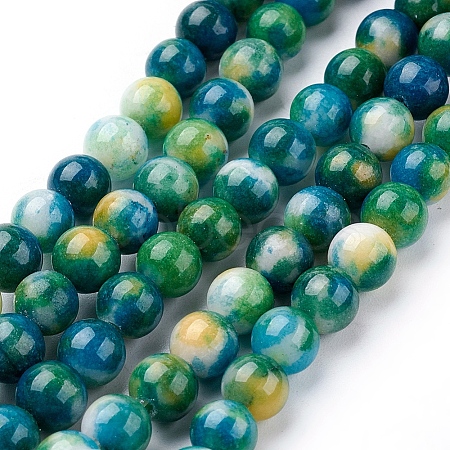 Jade Beads Strands X-G-D264-6mm-XH05-1
