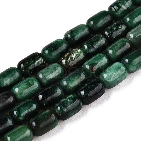 Natural Fuchsite Beads Strands G-G980-34A-1