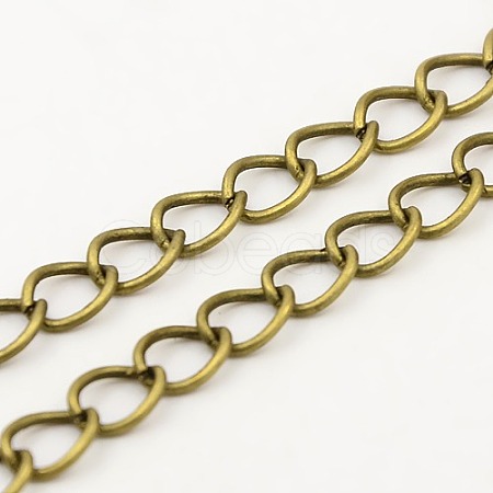 Soldered Iron Curb Chains CH-R082-01AB-1