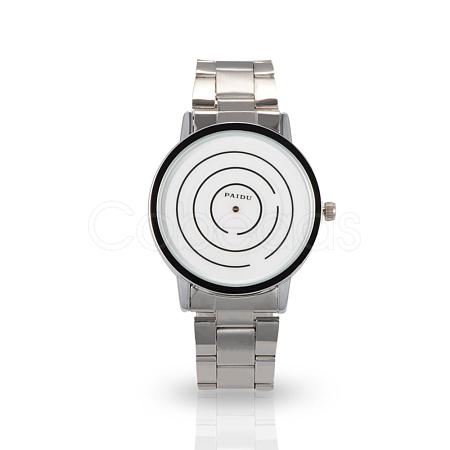 Men Casual Wristwatch High Quality Stainless Steel Quartz Watches WACH-N004-12-1