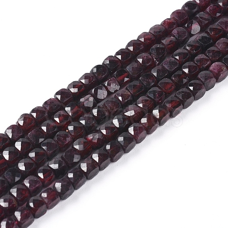 Natural Garnet Beads Strands G-L537-007-1