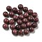 Wood Beads, Undyed, Round, Purple, 8mm, about 1840pcs/500g