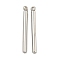 Non-Tarnish 304 Stainless Steel Pendants, Column Bar Charm, Stainless Steel Color, 22x2mm, Hole: 1.2mm