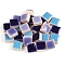 Square Shape Porcelain Mosaic Tiles, for DIY Mosaic Art Crafts, Picture Frames and More, Colorful, 10x10mm, about 205pcs/set