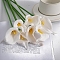 Plastic Simulation Calla Lily, for Wedding Home Living Room Table Decoration, White, 340mm