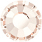 Preciosa&reg MAXIMA Crystal No Hotfix Flatback Stones, Czech Crystal, Dura Foiling, Round(438 11 615 Chaton Rose), 00520 Light Gold Quartz, SS12(3~3.2mm)