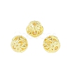 Brass Hollow Beads KK-A226-07A-G-2