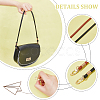 WADORN&reg 2Pcs 2 Colors PU Imitation Leather Bag Straps DIY-WR0002-07-3