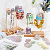   400Pcs Laser Style Folding Paper Jewelry Display Hanging Cards FIND-PH0017-17-2