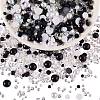 60g Resin patch multi size mixed pearl patch DIY jewelry accessories(2 bags) JX586K-1