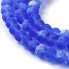 Imitation Jade Glass Beads Strands EGLA-A034-T2mm-MB31-4