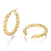 304 Stainless Steel Hoop Earring X-EJEW-F257-12G-2