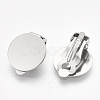 Tarnish Resistant 304 Stainless Steel Clip-on Earring Findings STAS-T045-33D-P-2