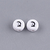 Opaque Acrylic Beads MACR-S273-23-2