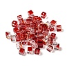 Two Tone Transparent Glass Beads GLAA-NH0001-03A-1