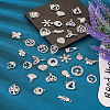 Pandahall 50Pcs 25 Styles Alloy Rhinestone Charms FIND-TA0002-94-5