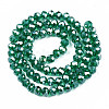 Electroplate Glass Beads Strands EGLA-A034-T6mm-B22-2