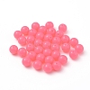 Fluorescent Acrylic Beads MACR-R517-8mm-04-2