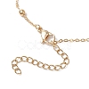 Electroplated Raw Natural Quartz Pendant Necklaces NJEW-JN04968-6