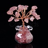 Natural Strawberry Quartz Chips Tree Decorations PW-WG17210-07-1