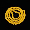 Transparent Glass Beads Strands EGLA-A044-T4mm-MD05-4