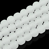 Imitation Jade Glass Beads Strands GLAA-T032-J6mm-MD01-1