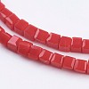 Opaque Glass Beads Strands EGLA-F121-NC01-3