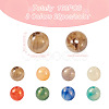 160Pcs 8 Colors Opaque Acrylic Beads SACR-PJ0001-03-4