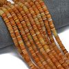 Frosted Natural Red Aventurine Beads Strands G-K389-C10-01-2