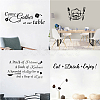 PVC Quotes Wall Sticker DIY-WH0200-072-6