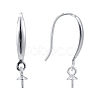 925 Sterling Silver Earring Hooks X-STER-E062-02S-2