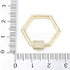 Rack Plating Brass Micro Pave Cubic Zirconia keychain Clasps KK-K374-03D-G-3