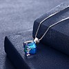 925 Sterling Silver Pendant Necklaces NJEW-BB32304-3