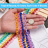 Yilisi 40 Strands 10 Colors Handmade Opaque Acrylic Paperclip Chains KY-YS0001-04-10