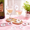 Paper Diamond Ring Wine Glass Charms Tags AJEW-WH0001-71B-5