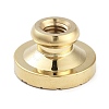 Texture Theme Roung Brass Stamp Head AJEW-M036-06I-G-3